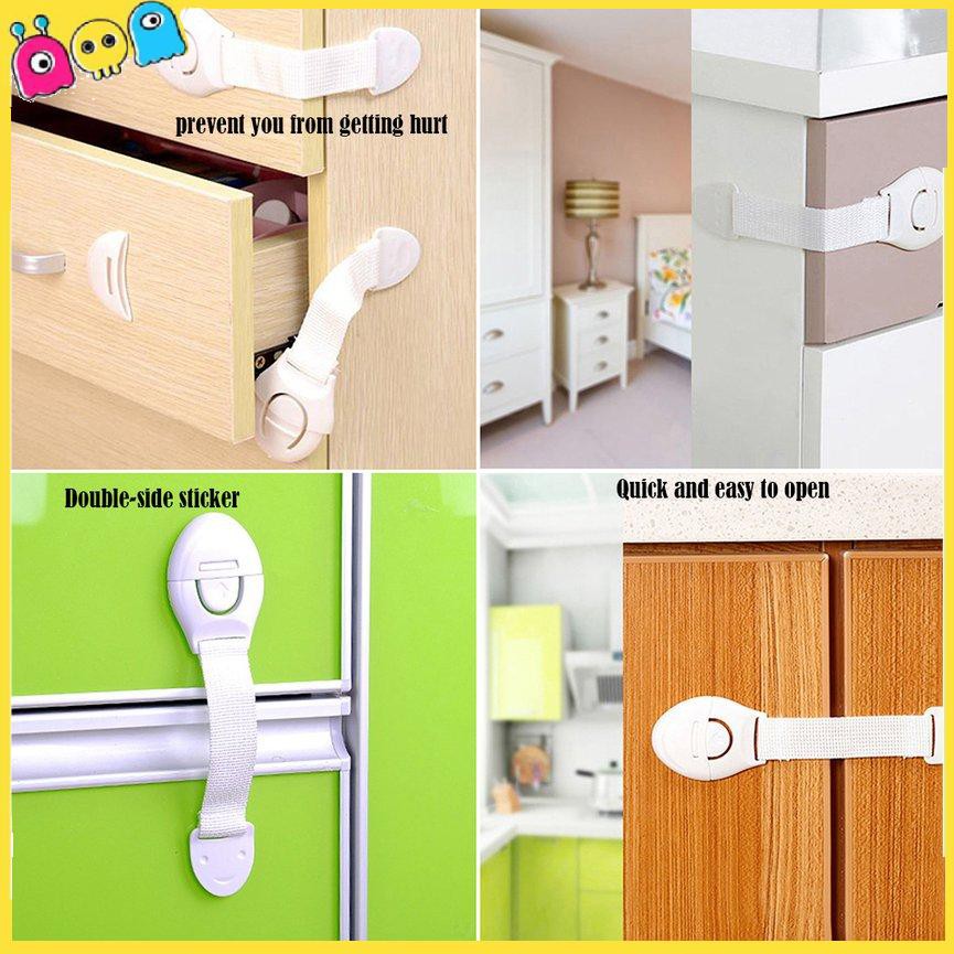 Dây Khóa Gài Tủ Lạnh/Ngăn Kéo Tủ Bảo Vệ An Toàn Cho Bé | BigBuy360 - bigbuy360.vn