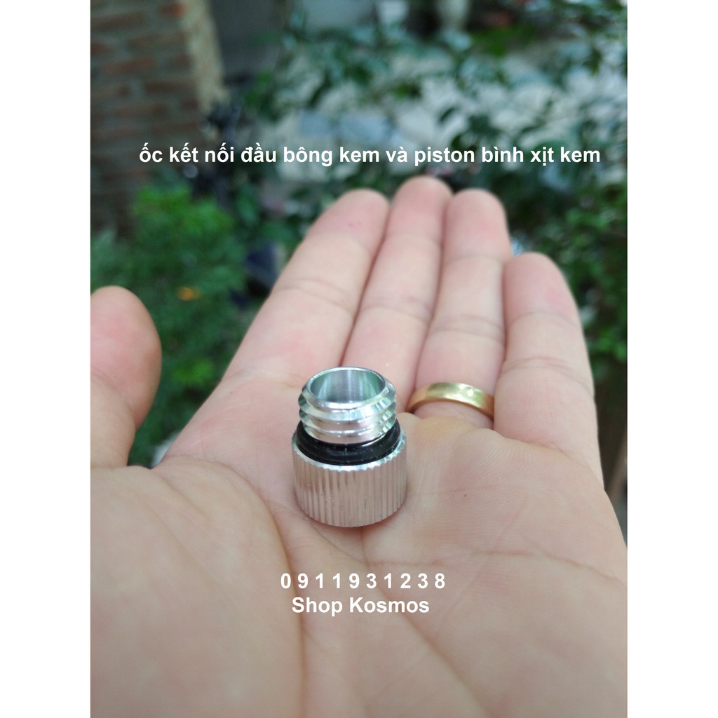 Ốc kết nối đầu bông kem cho bình xịt kem/Linh kiện bình xịt kem tươi