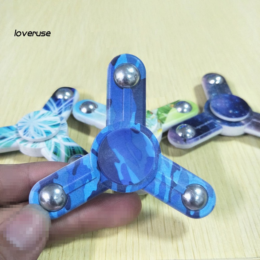 Con Quay Đồ Chơi Spinner Hình Bầu Trời Sao Tình Yêu, Giảm Stress