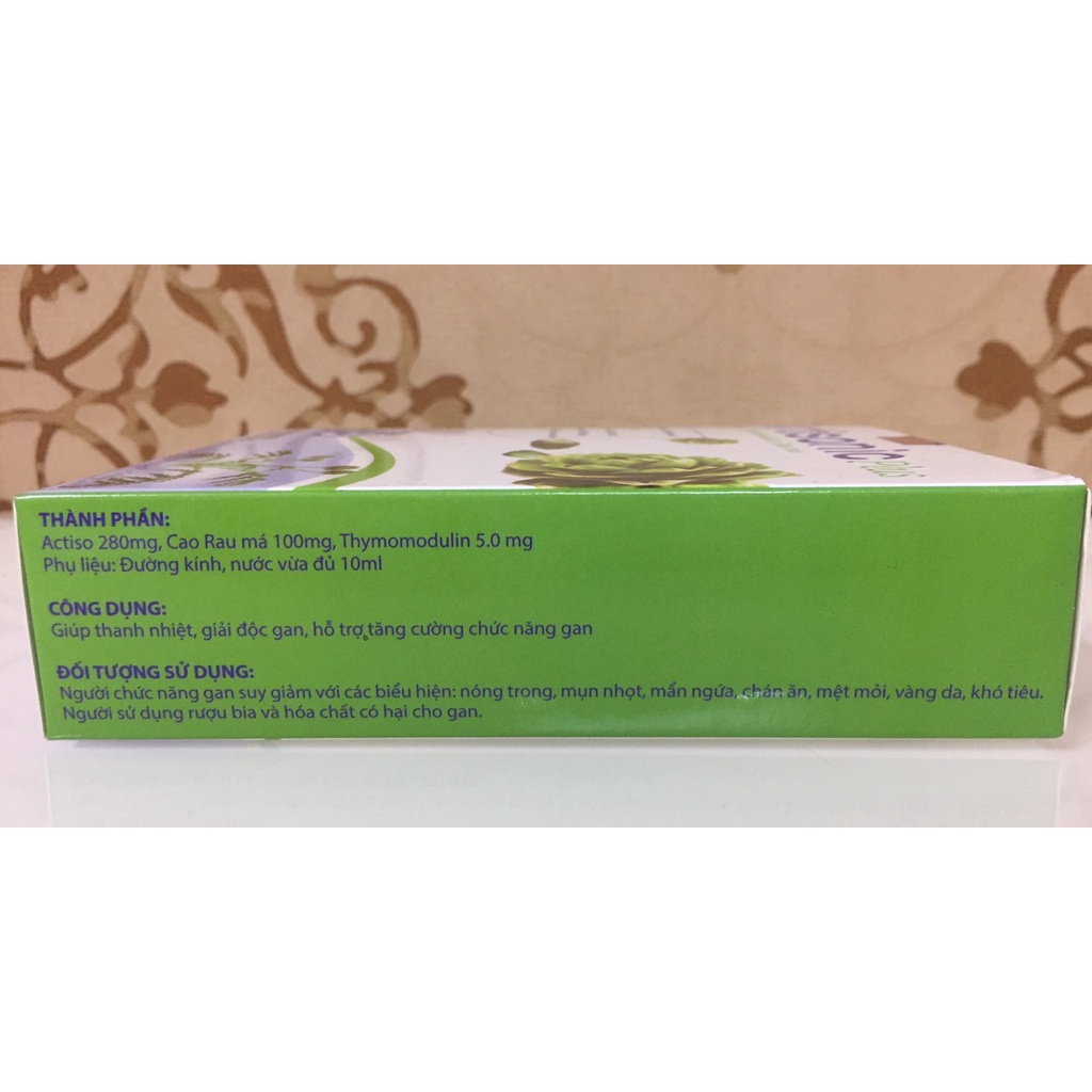 Siro thanh nhiệt mát gan cho trẻ em Artisonic plus giảm mề đay nẩm ngứa , nóng gan mụn nhọt hộp 10 ống
