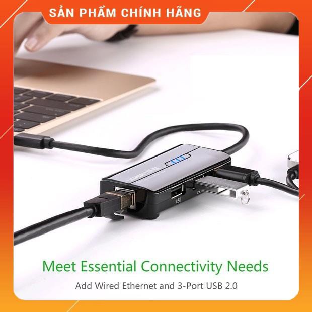 Cáp chuyển USBC sang Lan + 3 cổng USB UGREEN 30289 dailyphukien