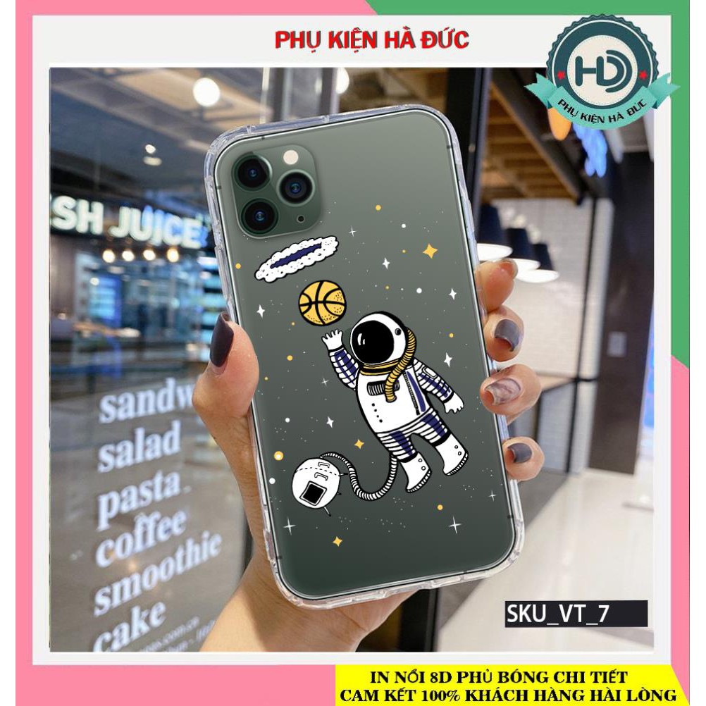 Ốp Lưng iPhone Phi Hành Gia Chơi Bóng VT7 Full Dòng Từ iPhone5 - iPhone 12 ProMax - Akira xưởng in sỉ ốp lưng giá rẻ