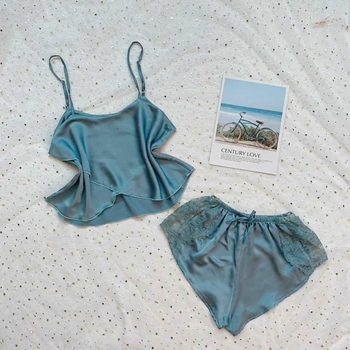 Đồ ngủ sexy, đồ ngủ 2 dây MOMISA08,chất lụa latin( lụa pháp) mềm mại,vải mềm mịn | BigBuy360 - bigbuy360.vn