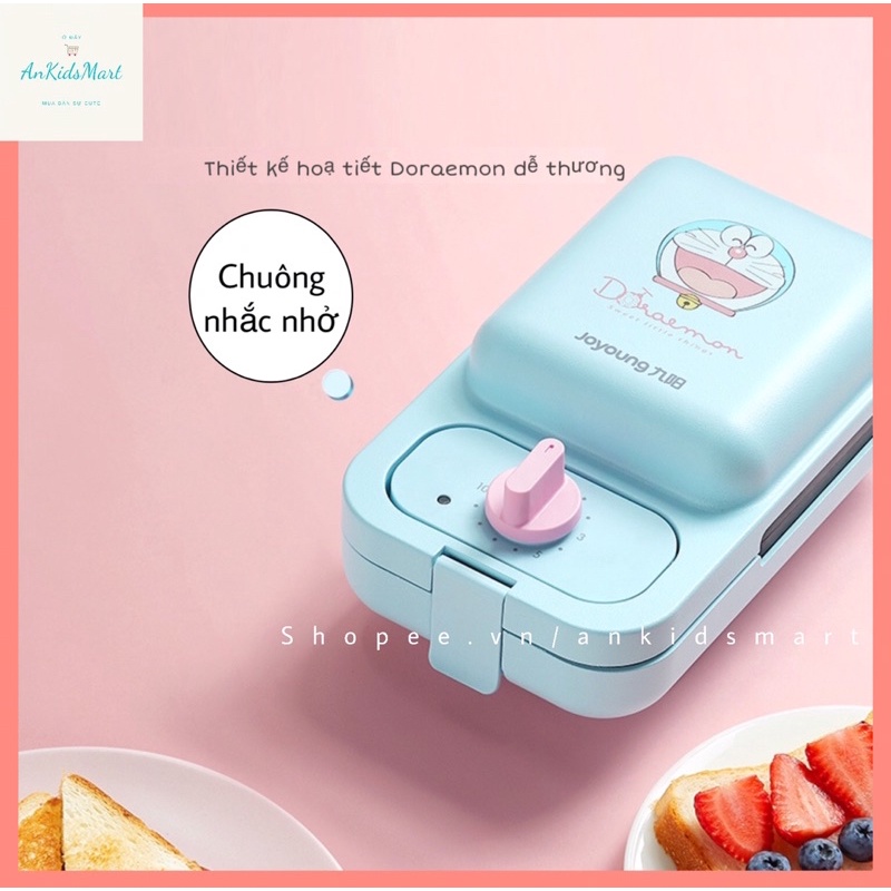 Máy làm bánh kẹp sandwich Doraemon JK1312-K72XD Joyoung Line Friends