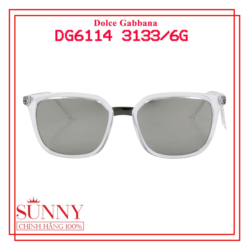 Kính mát chính hãng Dolce Gabbana DG6114 màu sắc thời trang, thiết kế dễ đeo bảo vệ mắt