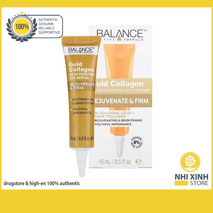 Serum Dưỡng Mắt Balance Gold Collagen