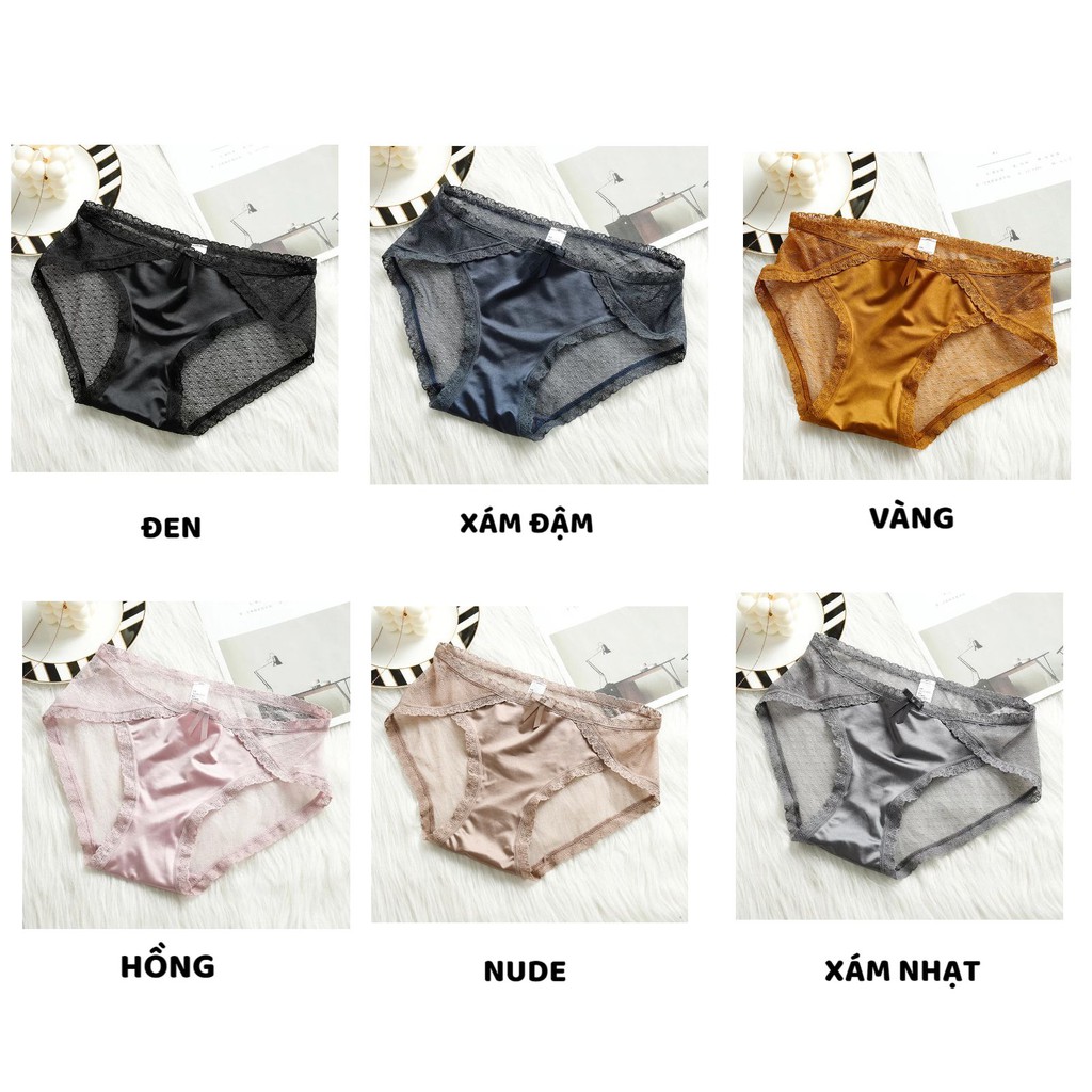 Quần Lót Nữ Ren ❤️FREESHIP❤️ Quần Lót Su lụa sexy mỏng mát tôn dáng mã 266 | BigBuy360 - bigbuy360.vn