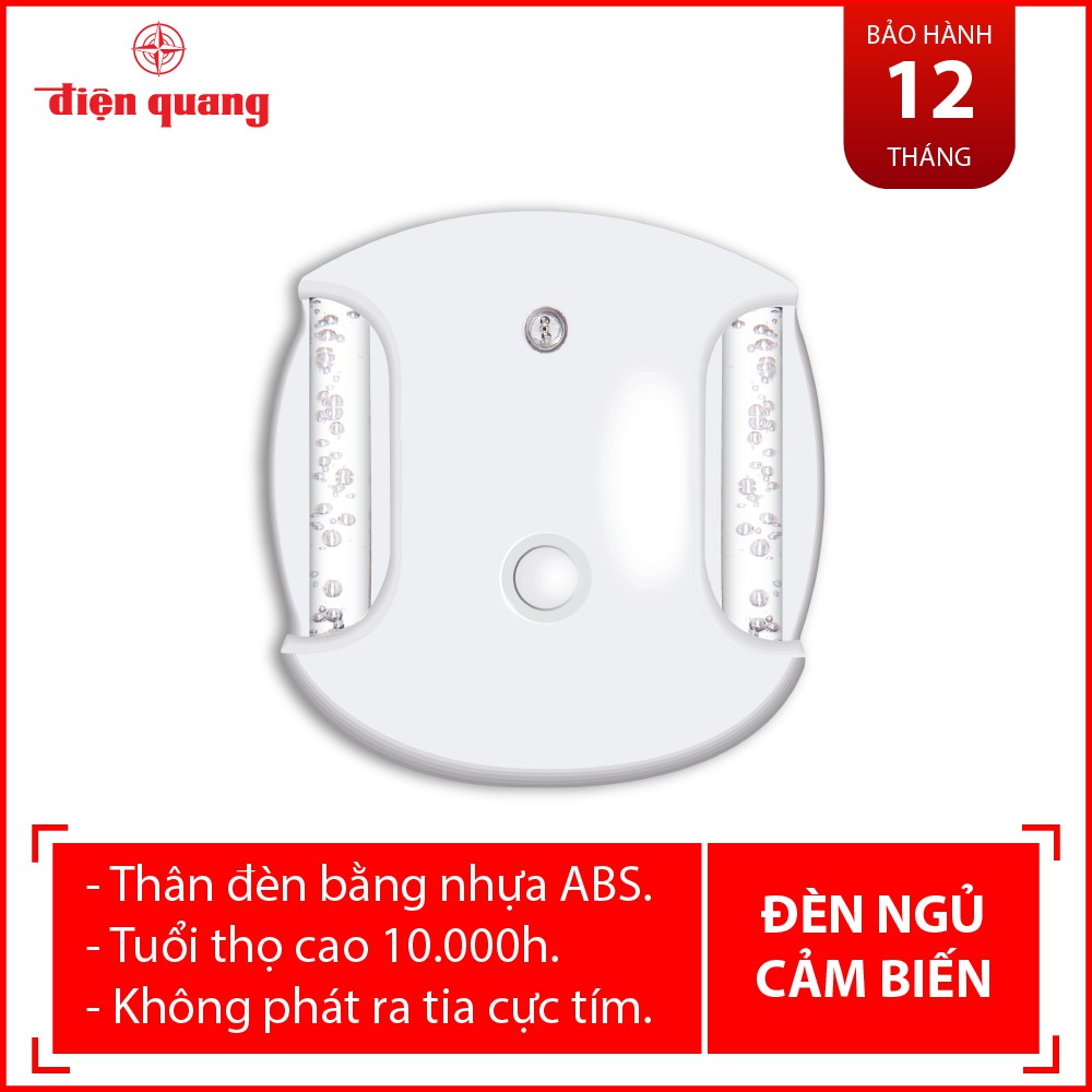 Đèn ngủ Led Điện Quang ĐQ LNL05 (cảm biến quang và đổi màu tự động)