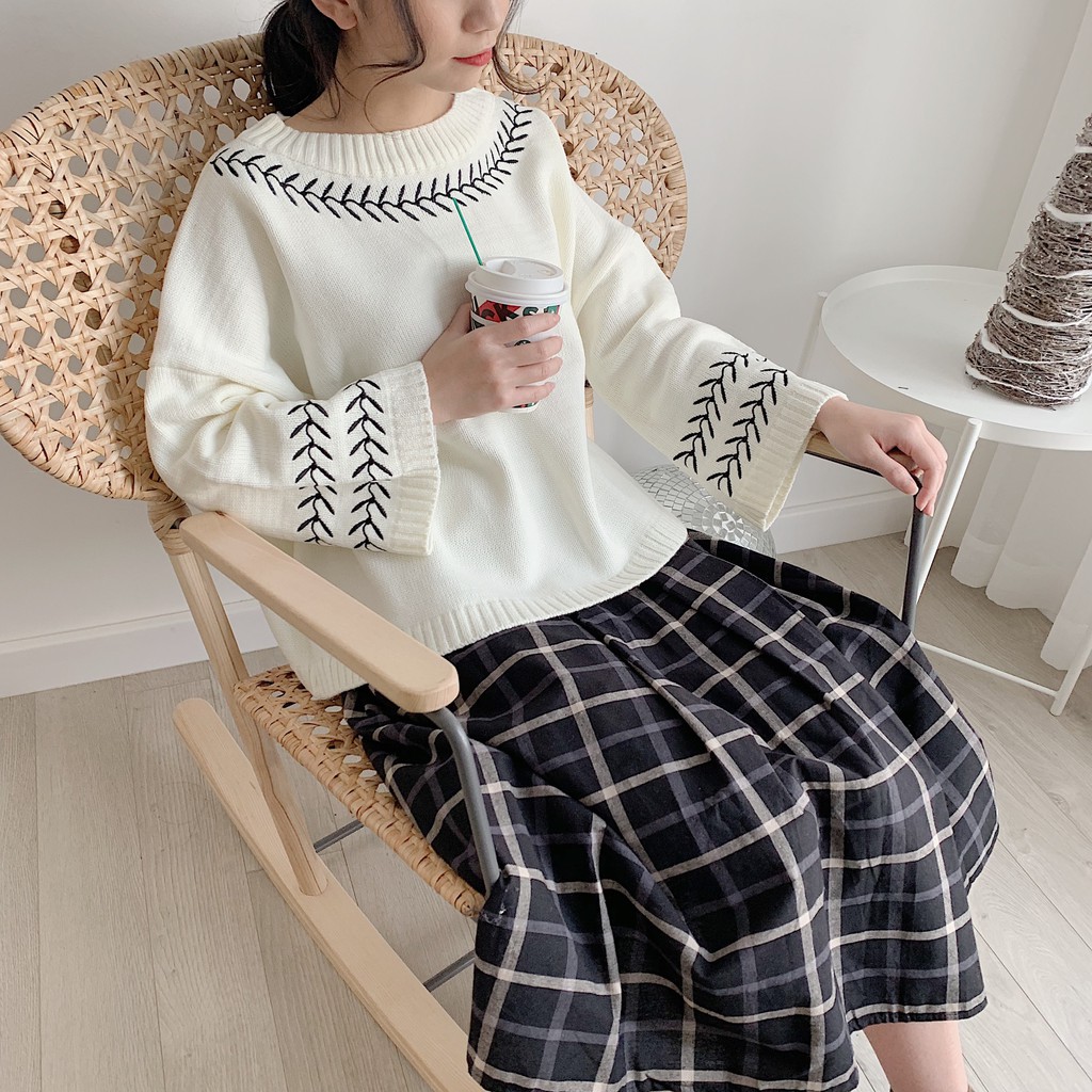 Chân váy Midi caro - SK45 1994closet | BigBuy360 - bigbuy360.vn