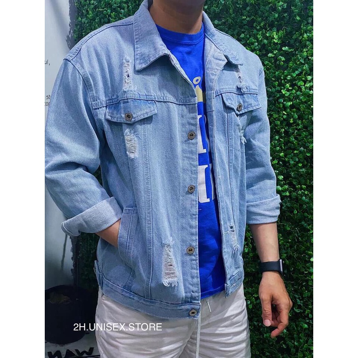 ÁO KHOÁC JEAN NAM NỮ UNISEX FROM CHUẨN 2H.UNISEX_STORE
