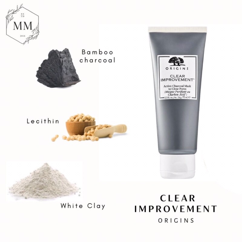 Mặt nạ than Origins Clean Improvement Active Charcoal fullsize 75ml