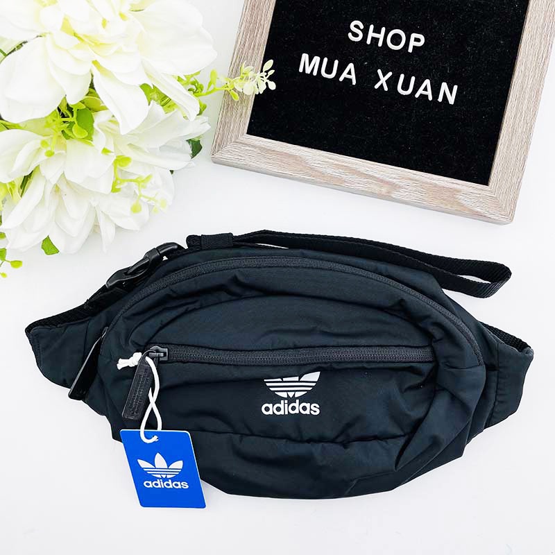 Túi Adidas Originals National Waist Pack, Black/White (2 Mẫu)