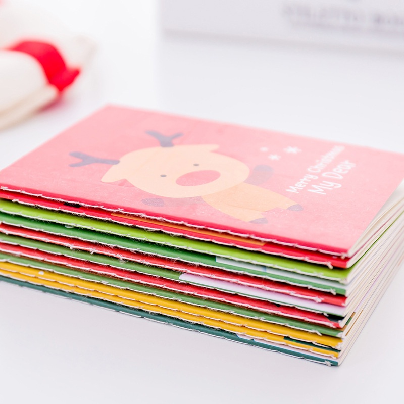 Sổ Tay Mini Phong Cách Giáng Sinh Dễ Thương Dùng Làm Quà Tặng