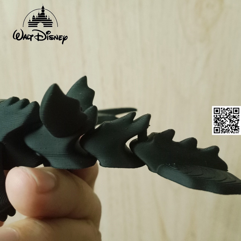 Mô hình khớp động Bí kíp luyện rồng Toothless Sún Tất hoạt hình How to Train Your Dragon 1917