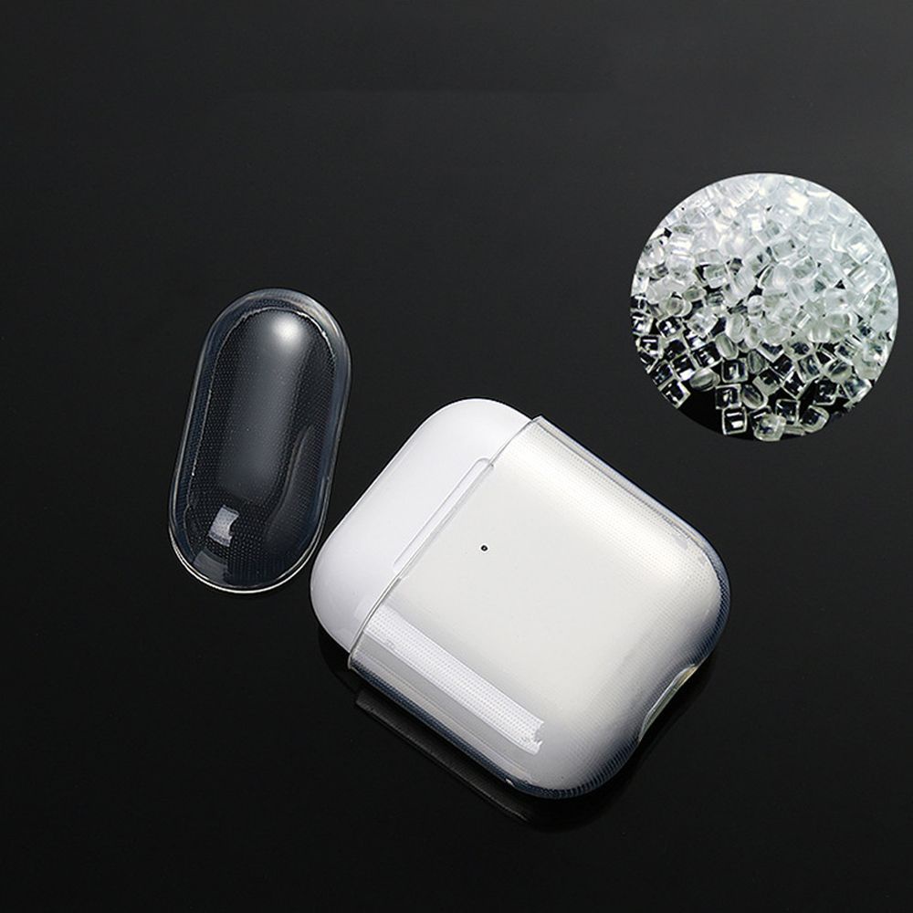 Vỏ bảo vệ hộp sạc tai nghe không dây trong suốt chống sốc chống trượt siêu mỏng