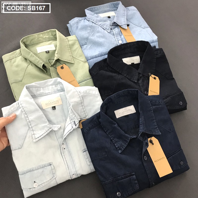 Áo sơ mi nam Denim | BigBuy360 - bigbuy360.vn