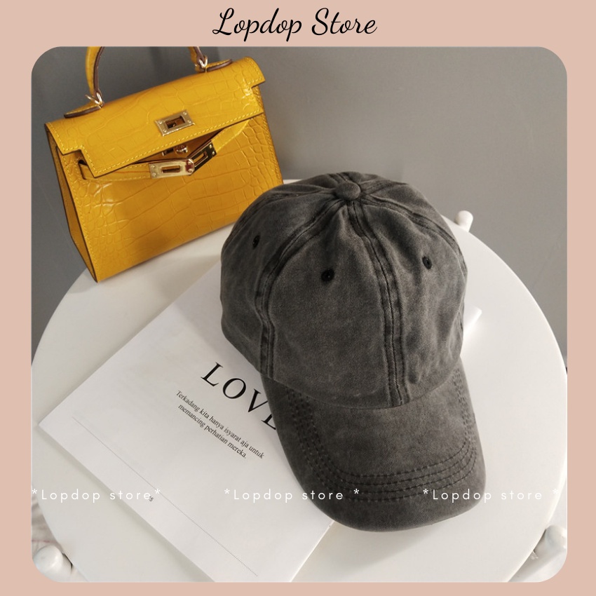 Mũ Lưỡi Trai Nam Nữ Cao Cấp Chuẩn Phom , Nón Lưới Trai Trơn Phong Cách Hàn Quốc - CAP41 Lopdop.official