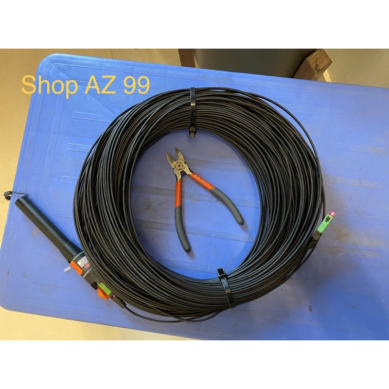 Cáp quang 200m , miễn phí bấm sẵn 2 đầu