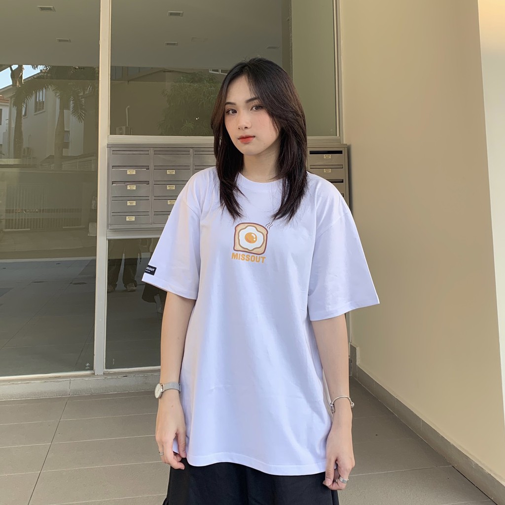 ÁO THUN EGGS LOGO MISSOUT | BigBuy360 - bigbuy360.vn