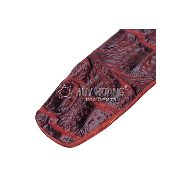 Thắt lưng nam da bò vân cá sấu 4P màu da, đen, nâu HP4122-23-24
