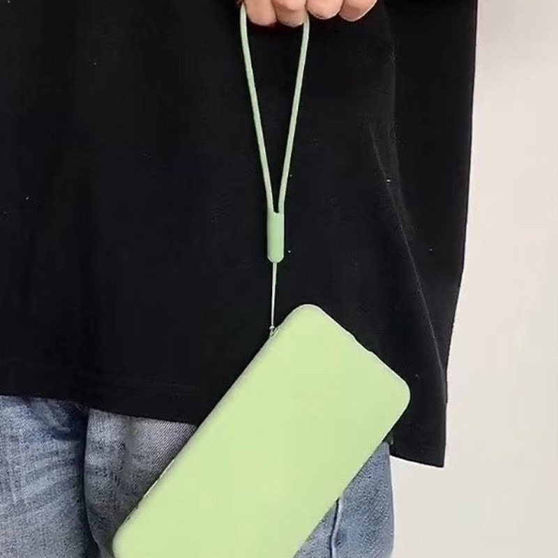 9 Colors Anti-drop Silicone Lanyard Rubber Hand Strap Phone Case Anti Fall Hanging Wrist Rope | BigBuy360 - bigbuy360.vn