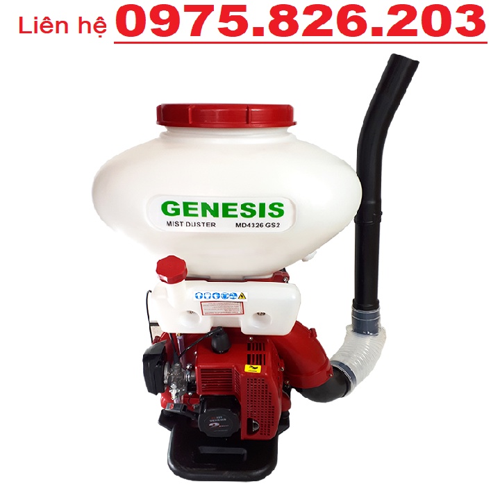 Máy Phun Thuốc Đa Năng Động Cơ 2 Thì 2.8Hp Genesis MD 4326, Hàng Chính Hãng