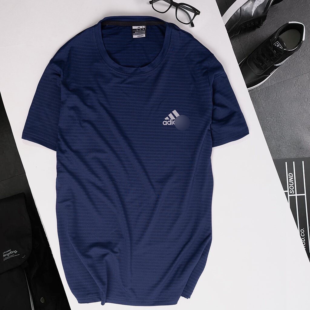 Áo thun thể thao nam cộc tay cổ tròn chất thun thông hơi cao cấp thời trang trẻ trung năng động KENADO-010