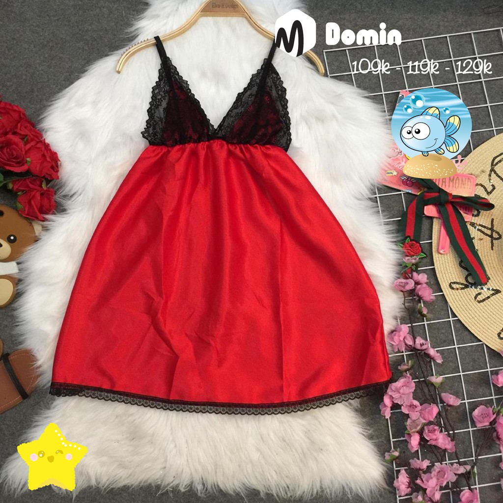 Đầm Ngủ Vải Phi Lụa Mềm Thoáng Mát Sexy Mẫu 2 - DOMIN | BigBuy360 - bigbuy360.vn