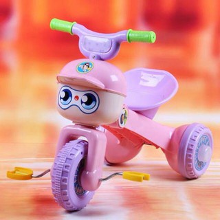 Xe đạp 3 bánh con kiến bánh phát sáng có nhạc có đèn gấp gọn siêu tiện lợi .