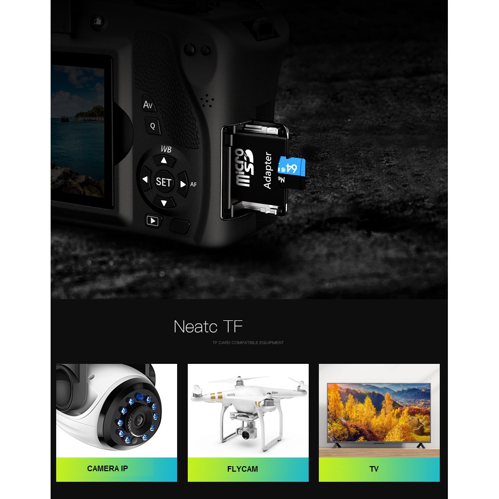 [BH 5 NĂM] Thẻ Nhớ Micro Sdhc Netac 64GB | BigBuy360 - bigbuy360.vn