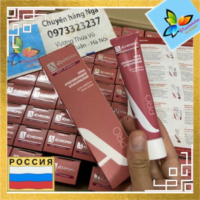 Kem nám Achromin pro giải quyết tình trạng nám sạm, tàn nhang, đồi mồi tận gốc ở da 45ml