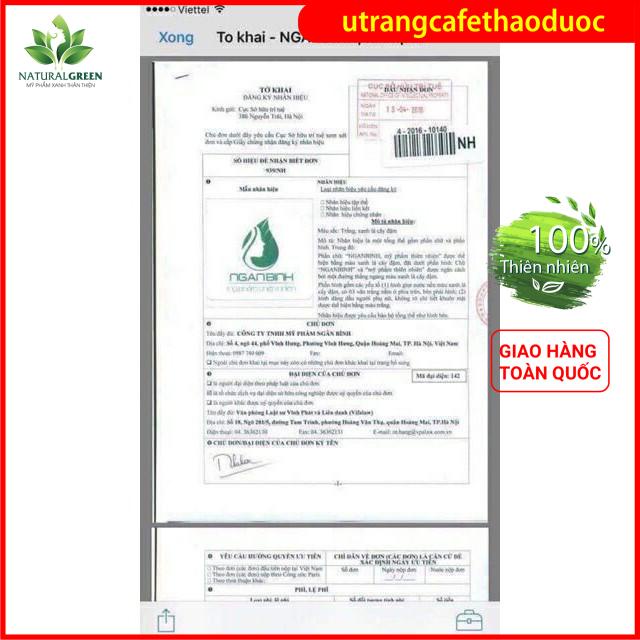 Ủ trắng ngọc trai Ngân Bình trắng da, kích trắng da, tan đốm nâu, loại bỏ tế bào chết