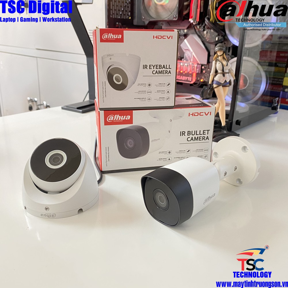 Camera DAHUA HDCVI Cooper 2MP HACB2A21P &amp; HACT2A21P | Dahua DSS