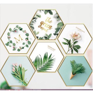 Decal Hàn quốc mẫu lá cây xanh