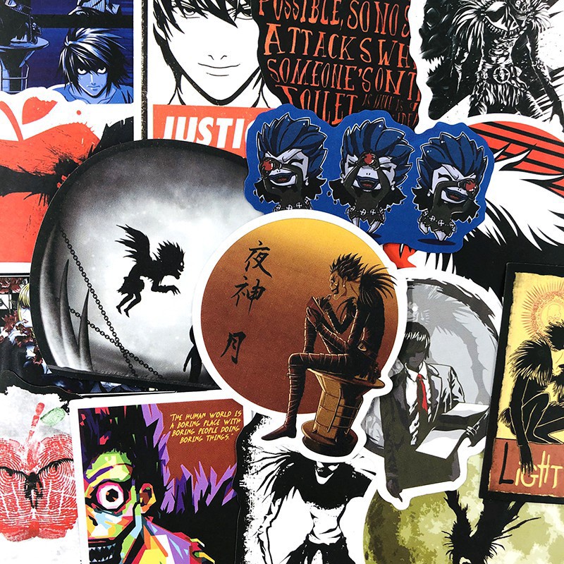 J· Bộ Hình Dán Chống Thấm 📓 Death Note, 50 tờ/bộ