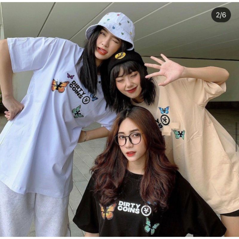 Áo thun tay lỡ Unisex form rộng