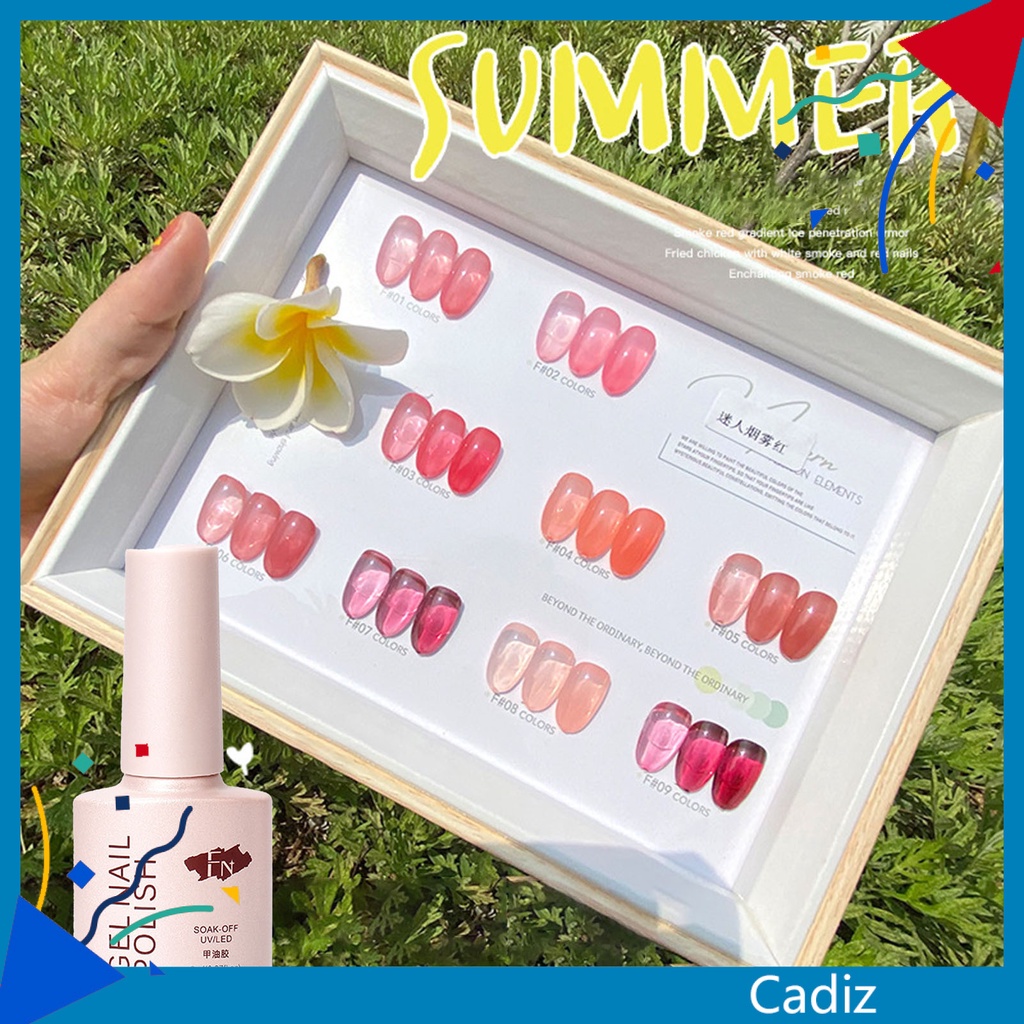 [Hàng mới về] Sơn Gel Móng Tay Thạch Trong Suốt 8ml