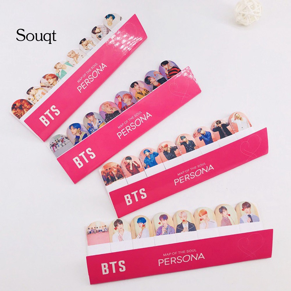 SQ 240Pcs BTS Map of The Soul Photo Memo Sticky Note Collective Post Album Decor