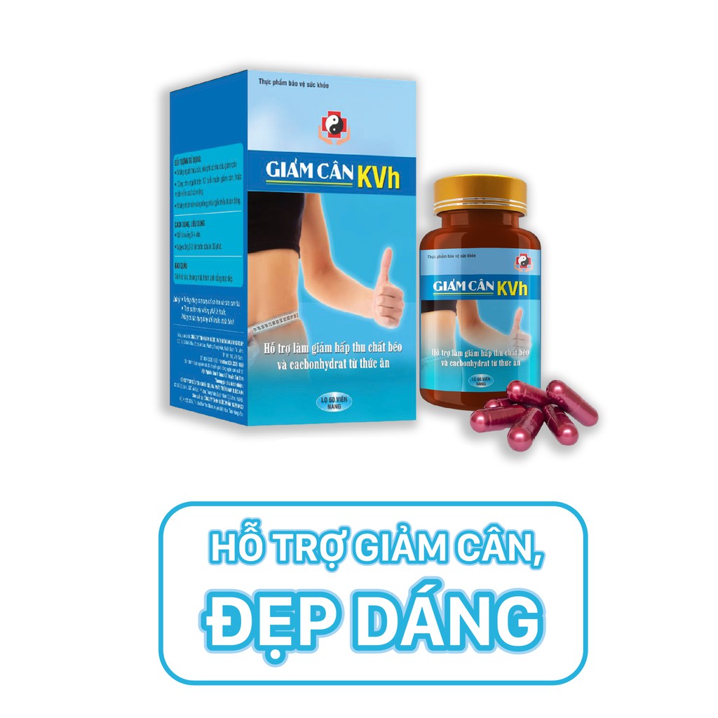 [HÀNG CHÍNH HÃNG] GIẢM CÂN KVH _THÀNH PHẦN THẢO DƯỢC _GIẢM BÉO_ AN TOÀN TỪ THIÊN NHIÊN | BigBuy360 - bigbuy360.vn