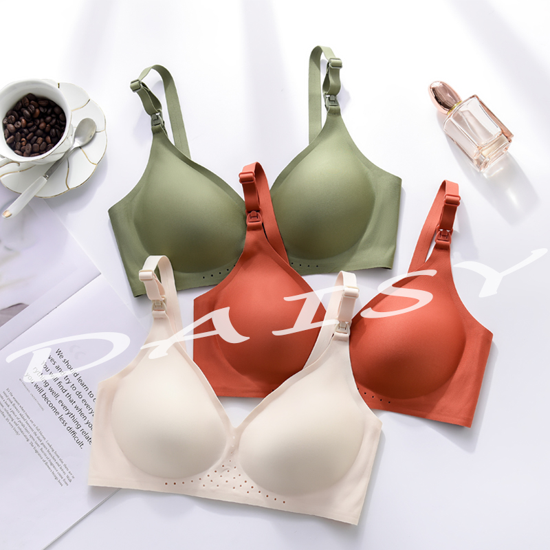Áo ngực cho bé uống sữa không có lỗ cúp ngực dành mẹ bầu size S-XL
