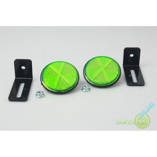 Tấm phản quang tròn + pát phía sau TLR