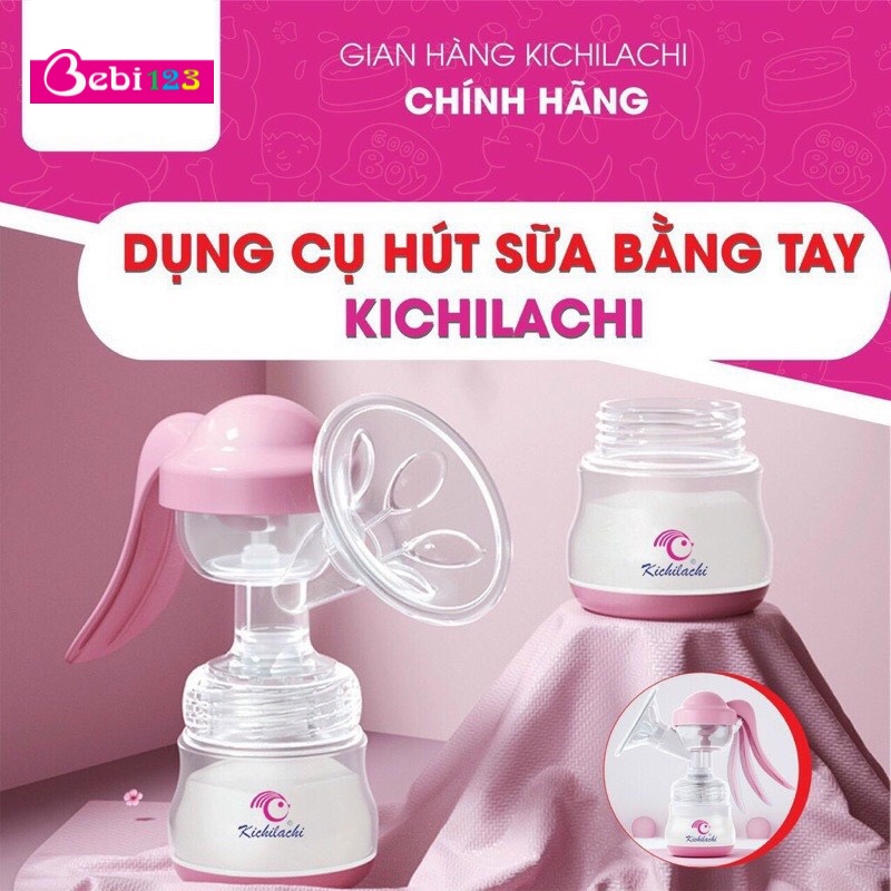 Máy hút sữa cầm tay Kichilachi tặng 6 túi trữ sữa cho mẹ &amp; bé