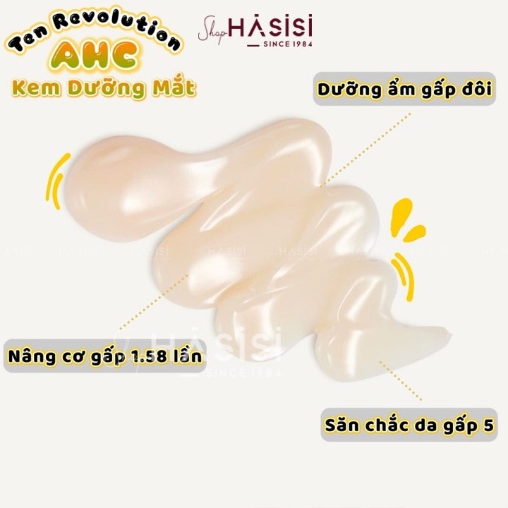 Kem Dưỡng Mắt AHC - Ten Revolution Real Eye Cream For Face 12ml