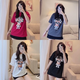 Anu707 - áo phông nữ cộc tay never stop
