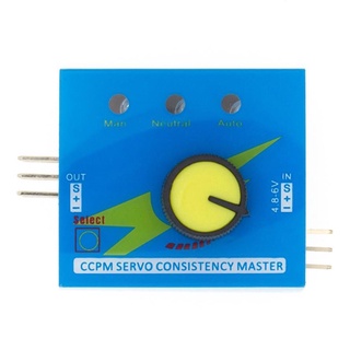 Module điều khiển động cơ servo Multi Servo Tester 3CH ECS Speed Controler Power Channel CCPM Meter