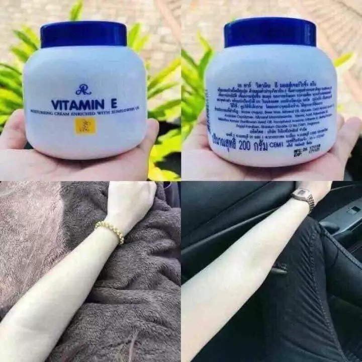 Kem dưỡng thể Vitamin E Thái Lan 200ml