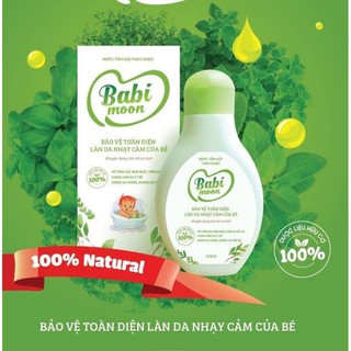 NƯỚC TẮM GỘI THẢO DƯỢC BABI MOON 250ml