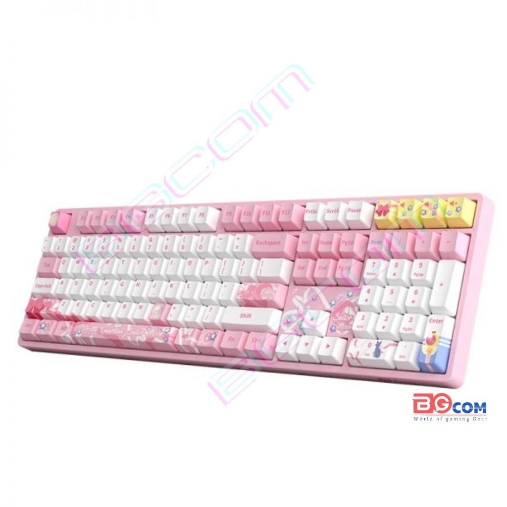Bàn phím cơ AKKO 5108s RGB Black Pink| Sailor moon Crystal|Honkai Impact 3rd - Bronya Zaychik
