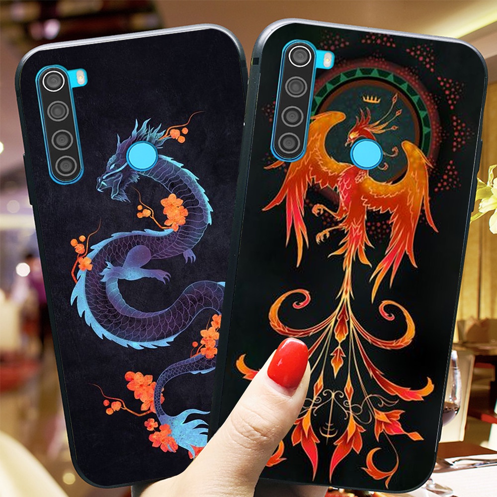 Ốp lưng điện thoại xiaomi redmi note 8 / note 8 pro bộ hình bọ cạp rồng phong cách nam