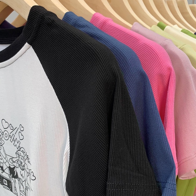 Áo Thun Ngắn Tay Phong Cách Retro 53792